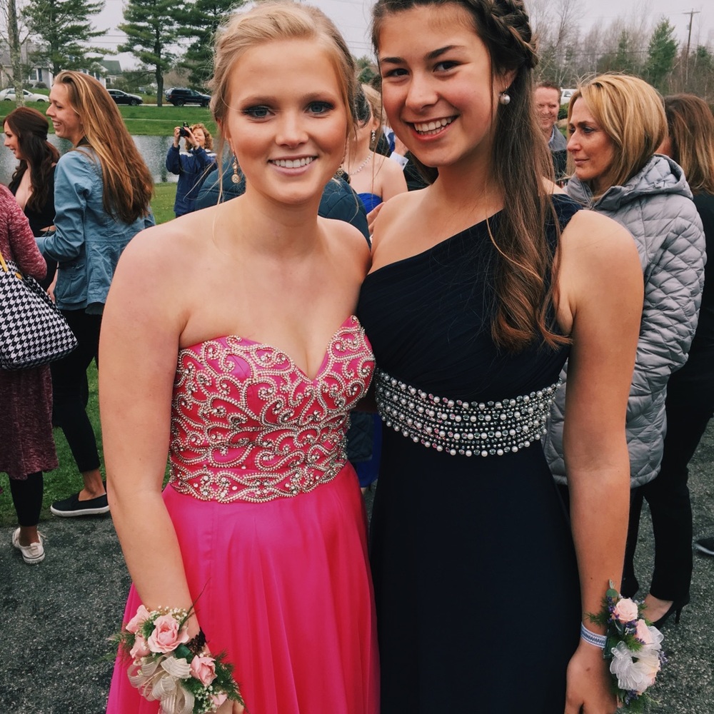 Navy Prom/ Bridesmaid Dress